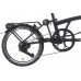 Brompton P Line Electric Explore 12  High+Rack, Midnight Black Metallic /Titanium Black Matt