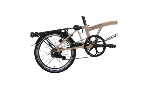 Brompton C Line Explore High+Rack+SPT, Dunesand/Dunesand/Black