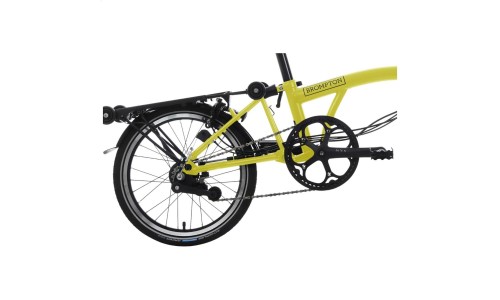 Brompton C Line Explore High+RACK+SPT, Yuzu Lime