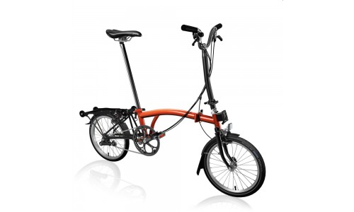 Brompton C Line Explore High+SPT, Flamelaquer/Black