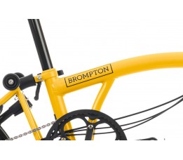 Brompton C Line Explore High+RACK+SPT, Bumblebee Yellow