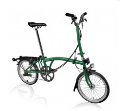 Brompton C Line Explore High+RACK+HDSV8+ZPX+Mar, Racinggreen/Racinggreen/Black